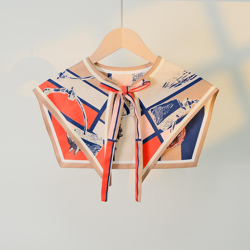 French Vintage Lace-Up Shawl: Women's Spring/Autumn Decorative Caplet, Thin Layered Neck & Shoulder Cover