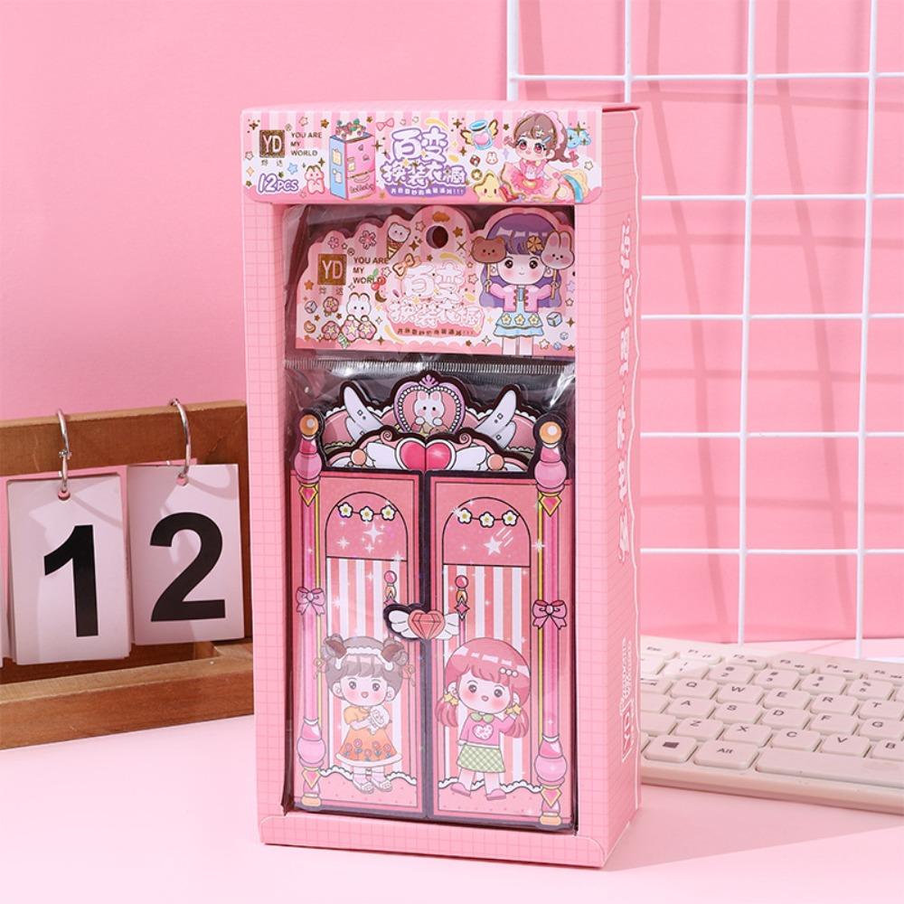 Quiet Book Princess Change Clothes Stickers DIY Toy Busy Book Change Sticker  Children Adult