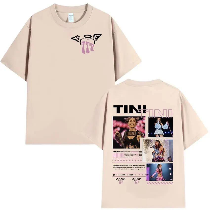TINI TINI Suitable for all seasons New Model personality Clothes Couples Unisex Oversized T-shirt high quality hot product High-end Luxury