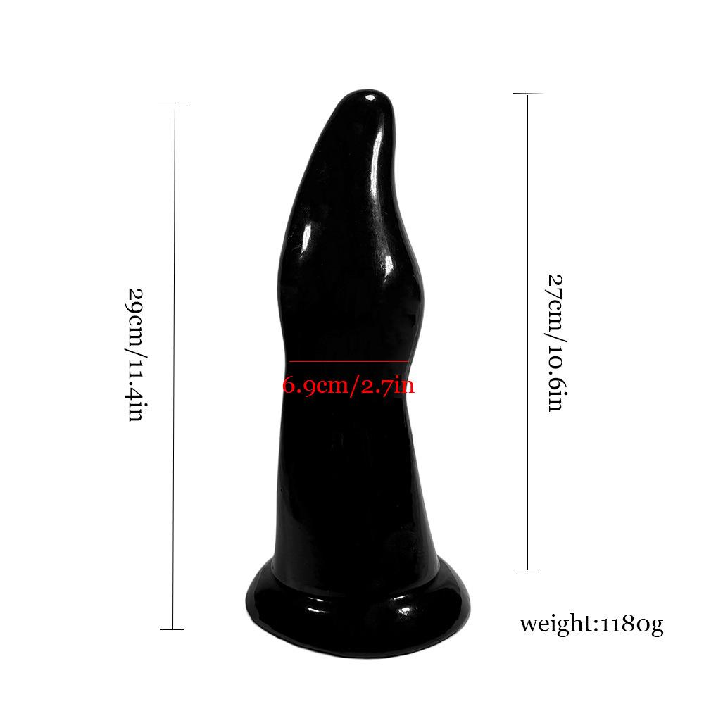 Extra Large Anal Plug: Extended, Thickened Arm for G-Spot & Male Dilator