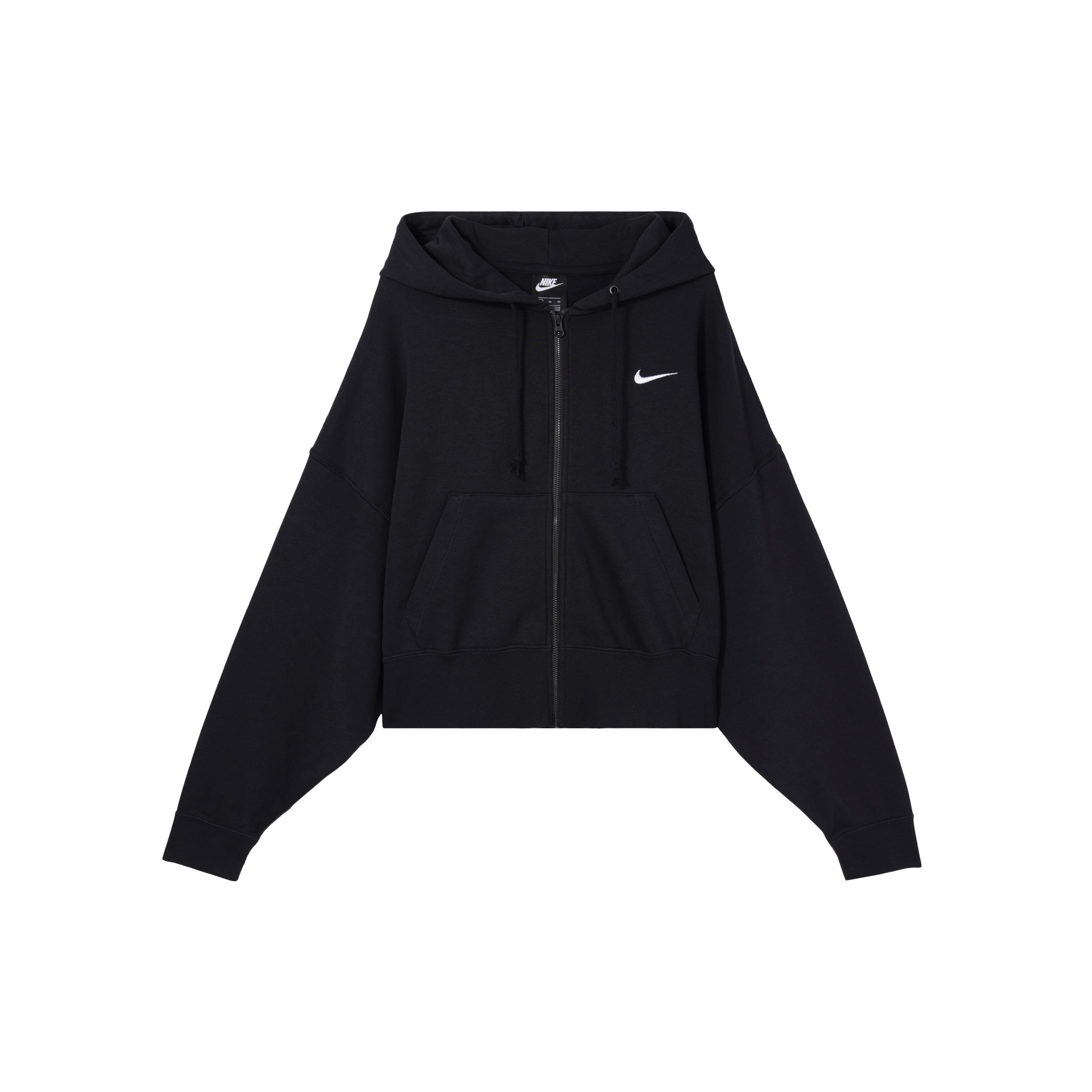 

Nike Спортивная короткая куртка с капюшоном на молнии для женщин, черная DN4952-010 XL