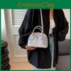 Contemporary And Casual Single Strap Crossbody Shell Bag Perfect For Summer Outfits