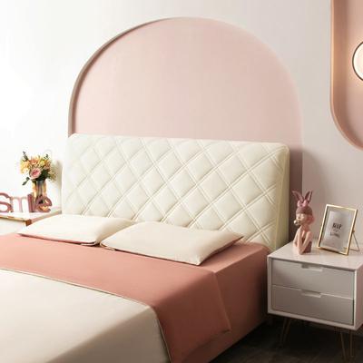 Funda de cabecera de terciopelo acolchado de felpa suave, funda elástica gruesa para cabecera de cama, muebles todo incluido, funda protectora contra el polvo para respaldo de cama