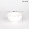 Wutuo White Ceramic Deep Plates & Rice Bowls Set