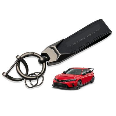 Suitable for All Genuine Leather Car Key Key Key Car Car Comfortable To the Loss Black [MiJuduo] Mugen, Series, Ring, Holder, Chain, Logo, Key, Touch,