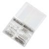 100 Sets Stainless Steel Watch Pins Friction Strap Pressure Bars with Rivet Ends Watch Repair Tools Size 12mm To 26mm