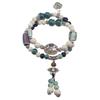 Double-layer stacked ceramic beaded bracelet men's and women's retro literary niche bracelet accessories