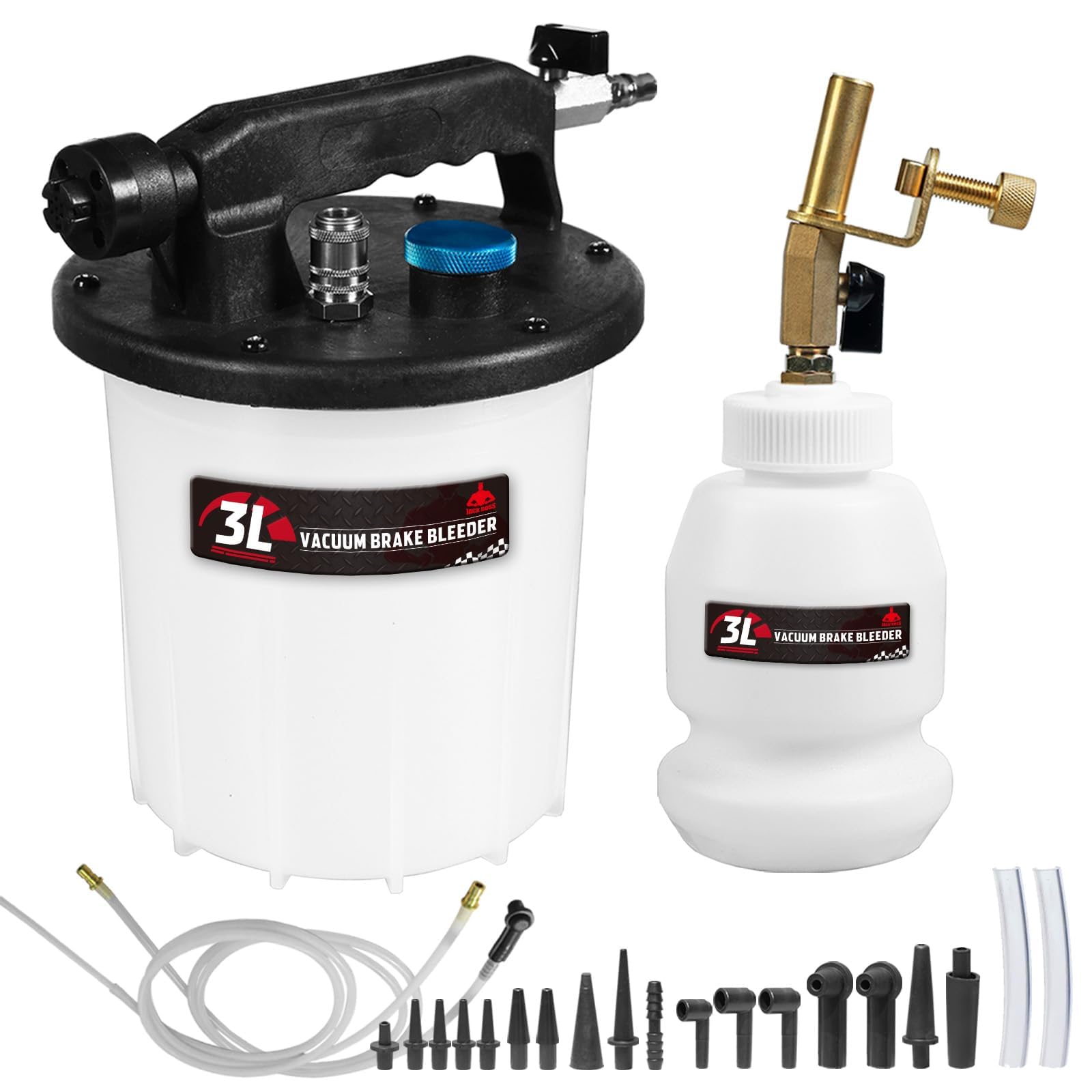 

Jack Boss 3L Air-Powered Brake Bleeder for Air Removal and Brake Fluid Replacement