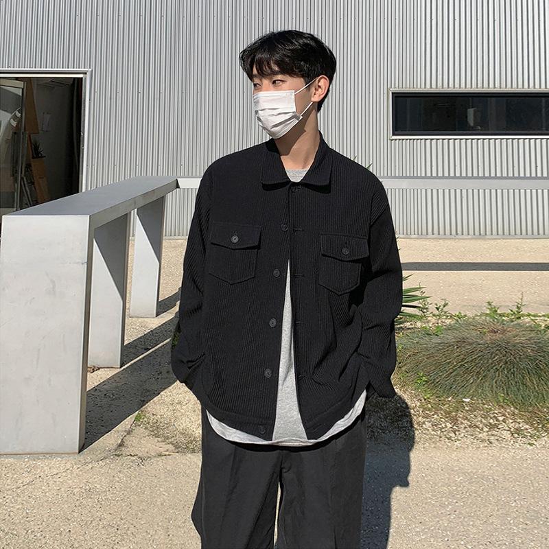 Corduroy Casual Jacket Spring and Autumn New Korean Style Trendy Men's Jacket Versatile Work Clothes