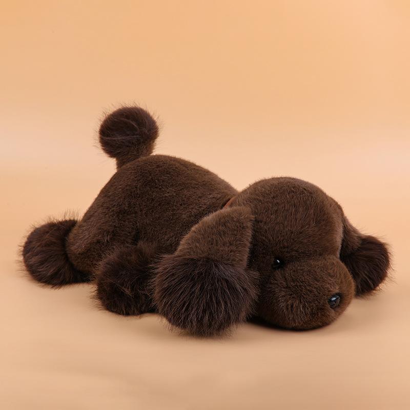 Toka Party Posture Teddy Dog Plush Toy Cure Cute Pet Home Decoration Children Sleep with Doll Doll 35cm【0.38kg】