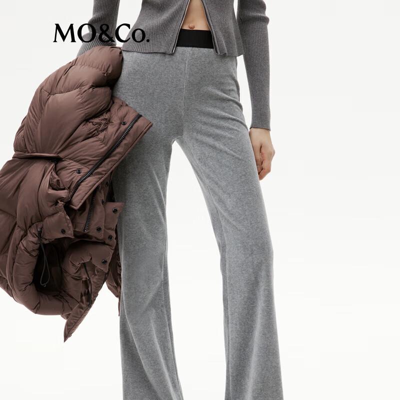 MO&Co. Women's High-Waist Flare Trousers