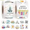 K1AE Colorful Birthday Party Decal Sticker For Creative Projects Home Decoration Use