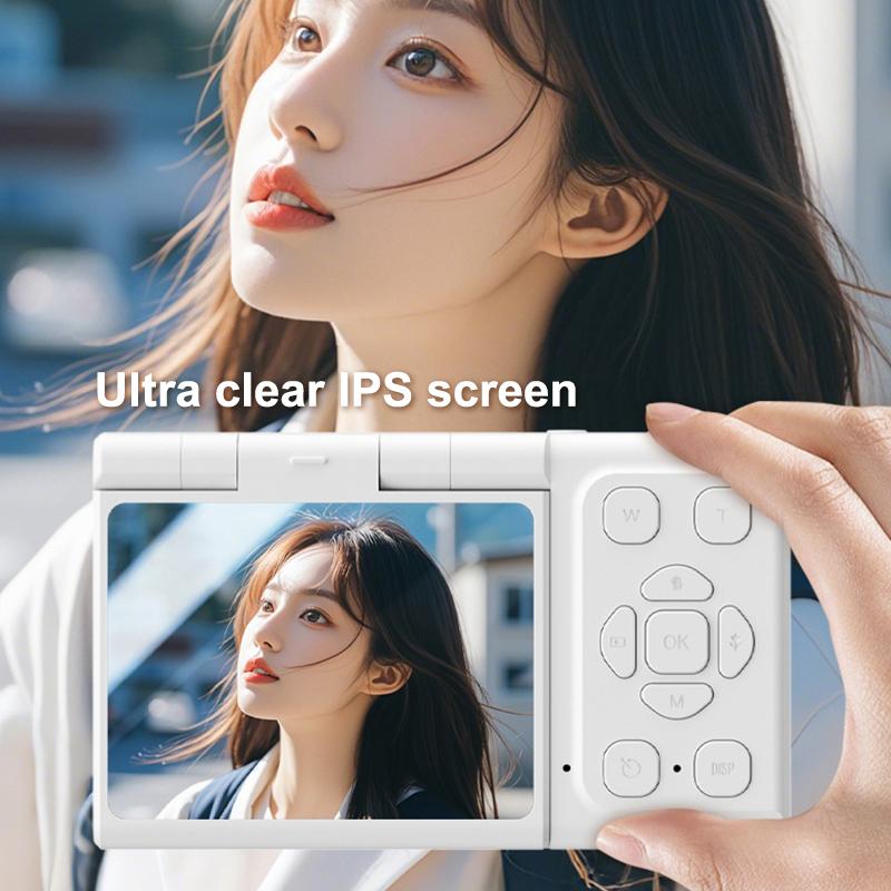 Ccd Digital Camera Travel 180°Flip Screen Selfie Camara 96Mp Autofocus 8X Zoom Entry-Level Kids Camara Portable Card Camera