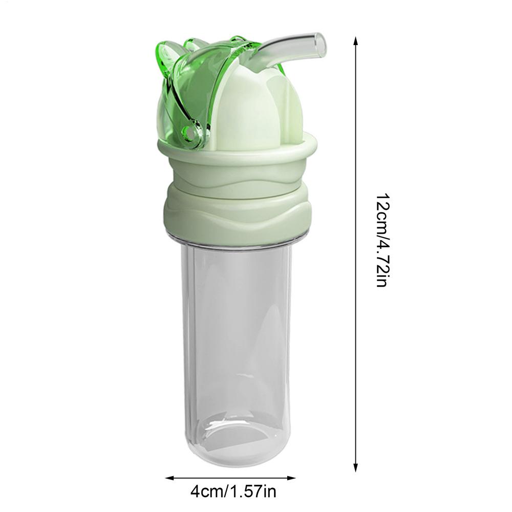 Bottle Straw Spout Anti-Choking Portable Cartoon Kids Water Bottle Spout Adapter Cover For Beverage Milk Water Home Travel зелёный