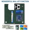 Luxury Crossbody Premium Leather Cover For iPhone 13 11 12 Mini Pro XR XS Max X 7 8 Plus Multifunction Shockproof Flip Case