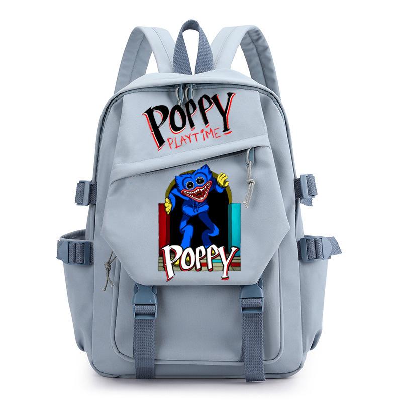 Poppy Waterproof Women's Backpack Girl Schoolbag Large Capacity Travel Leisure Shoulder Bag