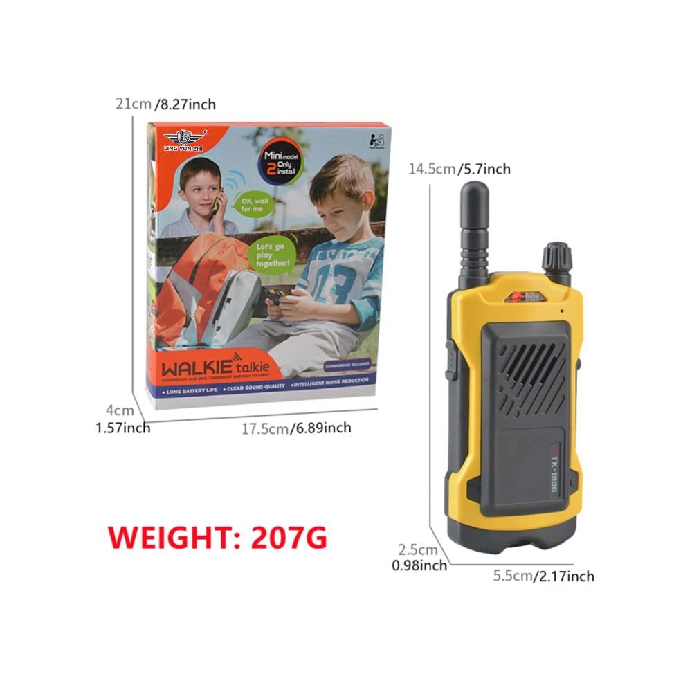 Vysílačky pro děti, 2 ks Mini model interkom pro děti Dlouhý dosah Venkovní turistika Kempování Hračky pro děti 3-12 let