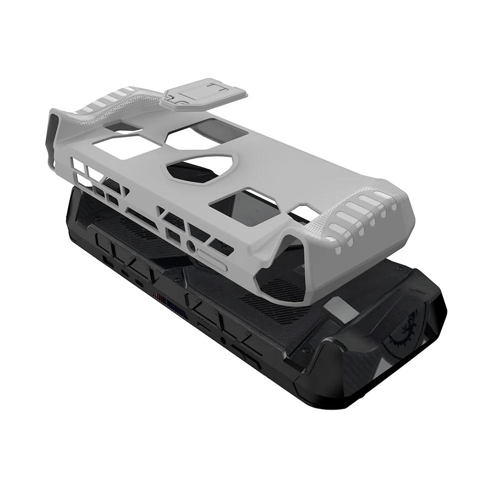 TPU Bracket Dockable Case Ergonomic Grip Cover Shockproof Protective Shell with Comfort Padded for MSI CLAW 8 Ryzen Edition 2025