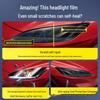 Smoked Black Light-Controlled Headlight Film for Xpeng P7/P5/G3i (2020-2022) - Transparent TPU Protective Accessory