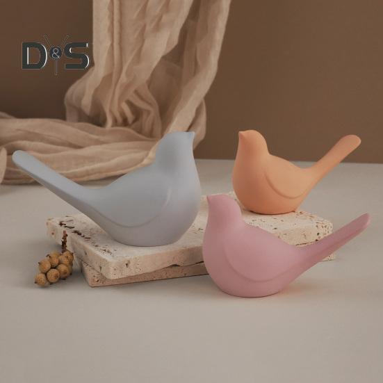 1/2Pcs Bird Figurine Silicone Mold Handmade Concrete Gypsum Epoxy Resin Casting Mold Bird Aromatherapy Candle Soap Making Mould DIY Craft Lovers Gift