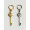 Demeriel Volume Heart Key Charm_2Colors