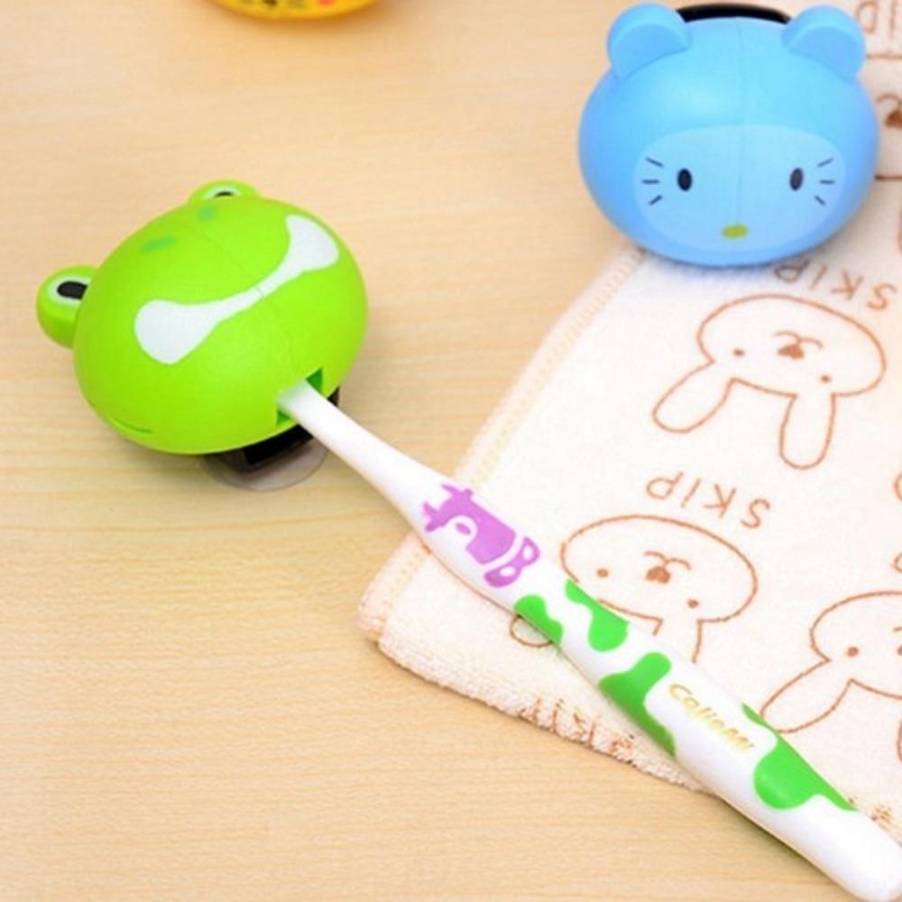 Plastové držáky na zubní kartáčky s hlavou zvířete, nástěnné, nástěnný držák na zubní kartáčky