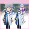 Hochwertiges Cosplay-Kostüm für Anime-Fans aus elegantem Satin-Baumwoll-Mischgewebe