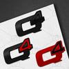 HNQJR1 Car Metal Q4 Logo Badge Steering Wheel Decals Styling For Alfa Romeo Stelvio Mito Stradale Giulietta Emblems Sticker Accessories
