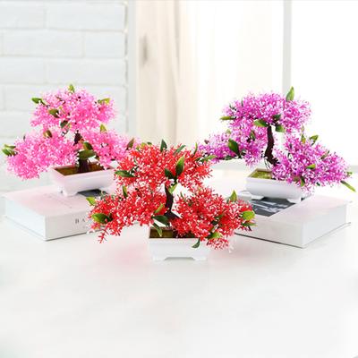 1 Stück künstliche Topfpflanze Blumenbaum Home Office Garten Bonsai Dekor Ornament