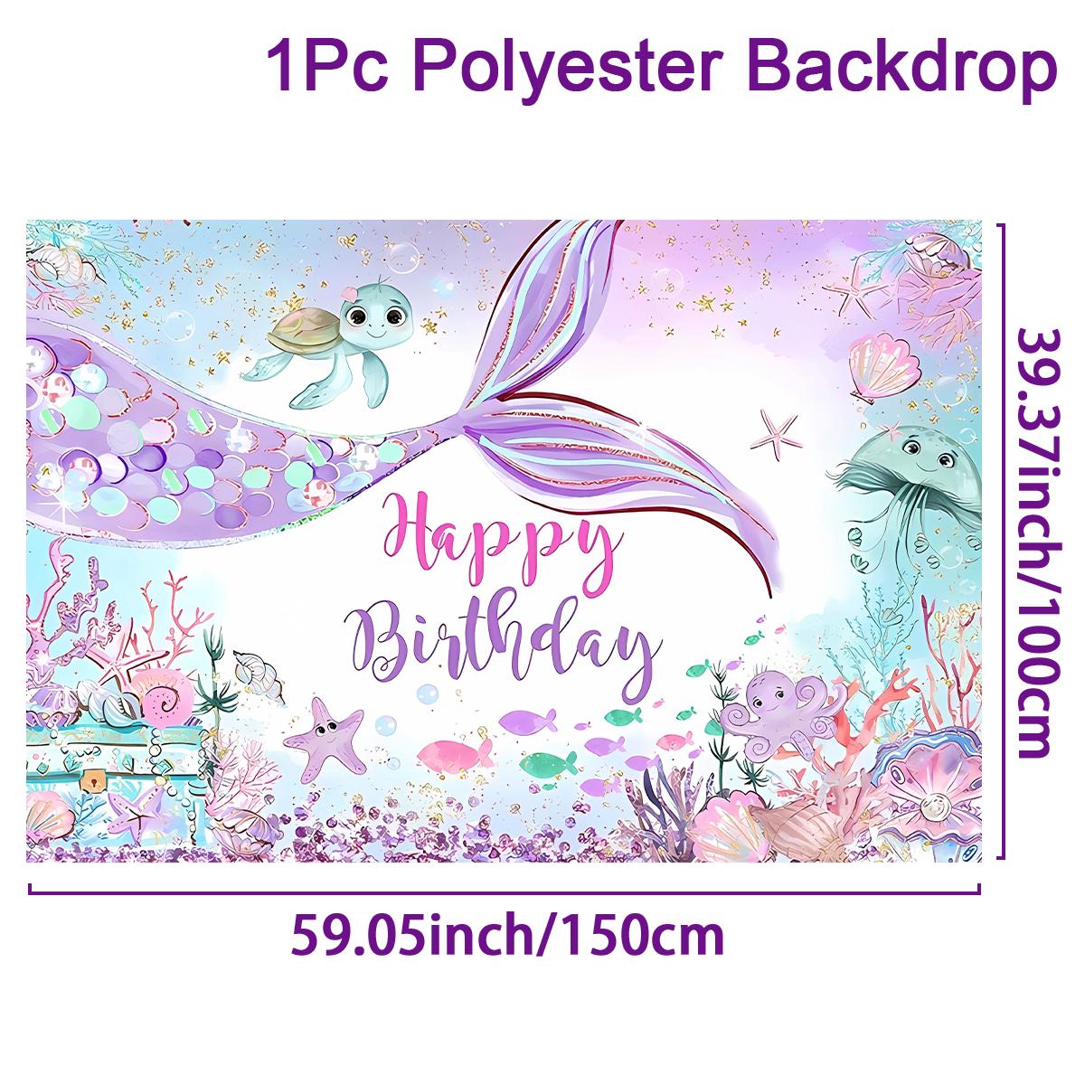 

Блестящий фон на тему русалки для фотосъемки, декор для детского душа, фон для фотосессии, декор для дня рождения девочки