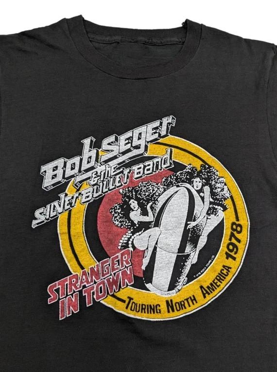 Retro Bob Seger Tour Concert Short Sleeve Cotton Black S-5XL T Shirt BT748 S