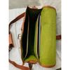 Brown Vintage Goat Leather Messenger Real Satchel Bag Genuine Laptop Briefcase