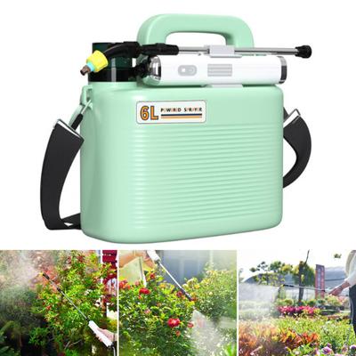 6L Electric Sprayer USB Rechargeable Sprayer with Telescopic Wand 3 Nozzles Battery Powered Portable Water Sprayer for Lawn Garden Yard Care