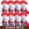 8 Pezzi Figure di Soldati di Castello Medievale Blocchi da Costruzione Militare Romano Teutonico Cavaliere Ospitaliere Templare Guerriero Fanteria Mattoncini Giocattolo Regalo