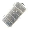 160PCS High Strength Fishing Snap Swivel with Safety Snap Rolling Barrel Swivel  Saltwater Fishing