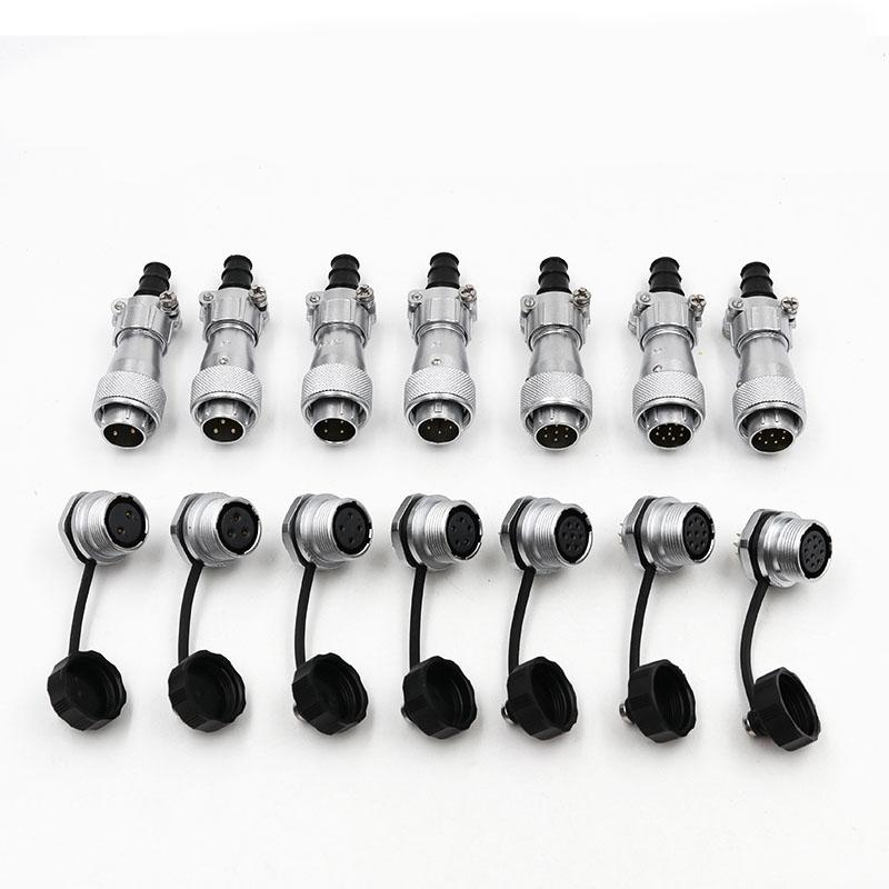 WEIPU WF16 TI+ZM 2 3 4 5 7 9 10Pin M16 Solar Soldering Panel Waterproof Aviation Connector Electrical Adapter Jack Powercon