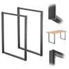 2x Nogi Do Stołu metalowe Loft Prostokątne industrial 60x75 cm
