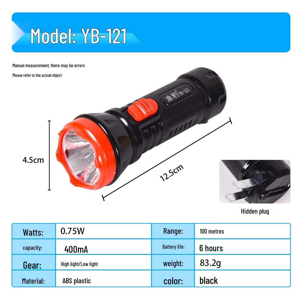 High-Intensity Rechargeable Headlamp with Long-Lasting Battery for Outdoor Activities