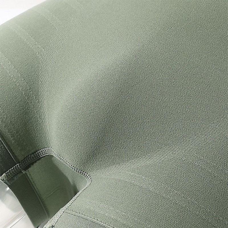 4-paks herreundertøy Sømløs boksershorts med midt midje, naken U-konveks pustende, komfortabelt undertøy i stor størrelse