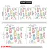 2pcs  2D plane printing Window Curtain Pastel Cats Design Polyester (without rod) Festive Ldeal for Bedroom   Living Room
