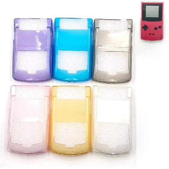 Crystal Shell Soft TPU Case Protective Cover for GBC Gameboy Color Console Protection Cover (Clear)