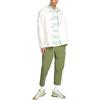 Nike Solid Color Logo Embroidered Straight-Leg Sweatpants Men Bottoms Green DM6824-334