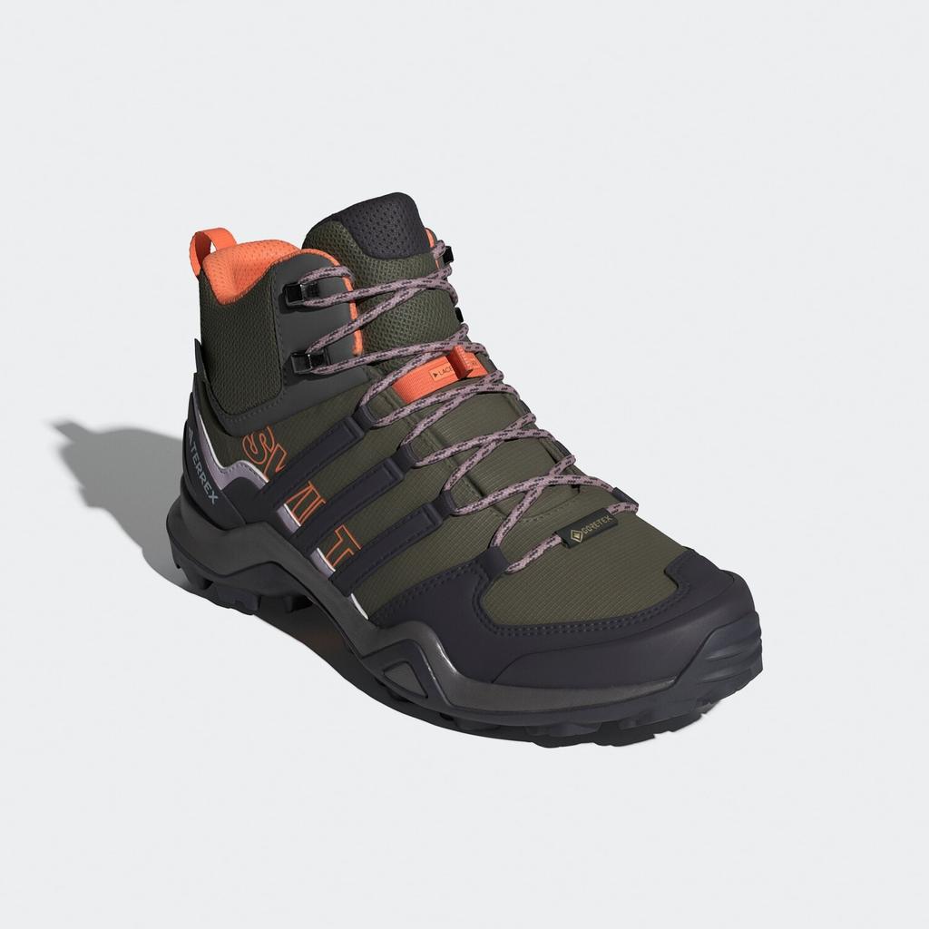 Обувь для треккинга Adidas Terrex Swift R2 Mid GTX green/black