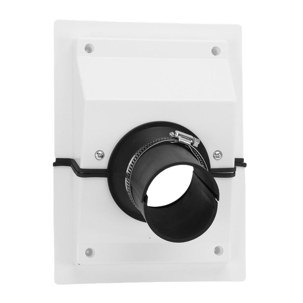 HVAC Wall Penetration Line Set Cover Kit Plastic Split AC Line Set Wall Cover with Soft Gasket for Indoor Outdoor Conditioner