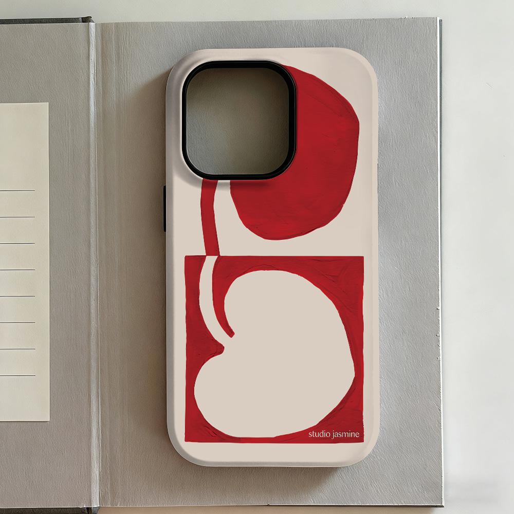 Luxury Y2K Style Lily Phone Case for iPhone 17 16e 16 15 14 13 12 11 X XS XR XSMAX 7 8 Air Pro Max Plus Luxury Double-layer