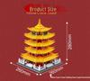 Le Yi China Architectural Series: Tiananmen, Yellow Crane Tower, Temple of Heaven, Corner Tower, Hall of Supreme Harmony Building Blocks