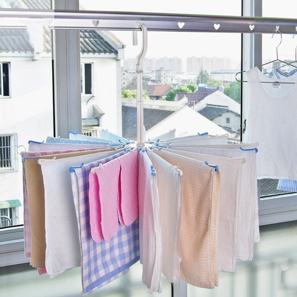 Plastic Umbrella Drying Rack 20-clip Diaper Hanging Clothes Hanger Clothes Towel Rack  Laundry