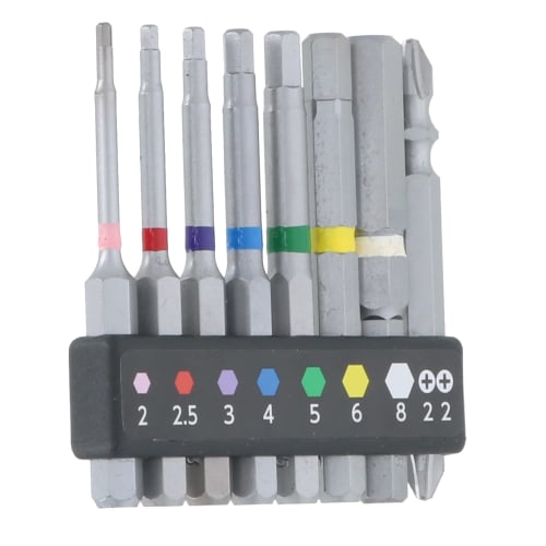Takagi Hexagonal Shaft Hexagonal Bit Set 8 Pieces EARTH MAN
