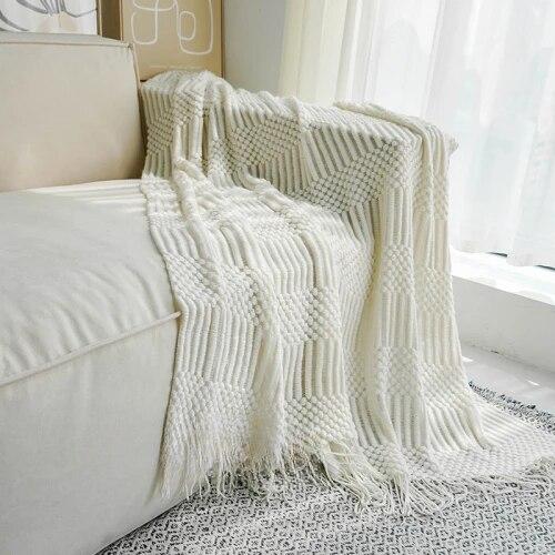 Nordic Sofa Light Luxury Blanket Cloak Shawl Office Nap Blanket