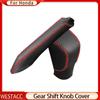 Car Gear Shift Collars Leather Head Knob Handbrake Grip Cover for Honda Civic 2016- Fit   Accord 2014